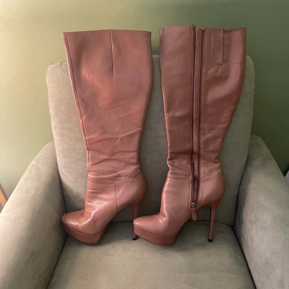 Elegant Brown Knee-High Boots